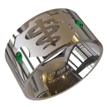 Imagem de Anel de Formatura em Prata de Medicina - Vieira Cruz Joias