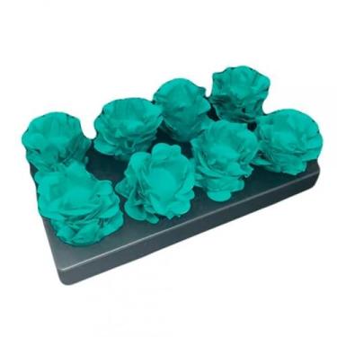 Imagem de Forminhas para Doces Finos em Formato de Flor 40 Unidades | Duas Camadas de Pétalas | Base 3cm para Bombom | Ideal para Casamentos, Festas, Aniversários e Batizados (Tifany)