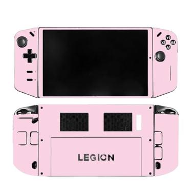 Imagem de Adesivo de proteção total para Legion GO Gaming Protector Acessórios cor sólida (rosa claro)
