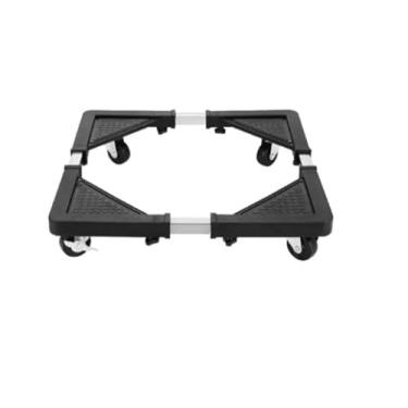 Imagem de Suporte com rodas para Máquina de Lavar Geladeira Fogão Fácil Limpeza Rodinhas