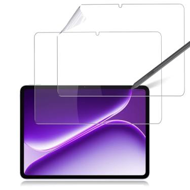 Imagem de NOUKAJU [Pacote com 2] Protetor de tela para OnePlus Pad Go 2, filme de papel, alta transmissão de luz, arranhões, protetor de tela de papel para tablet OnePlus Pad Go 2 de 12,1 polegadas