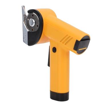 Imagem de GLOGLOW Cortador de Caixa de Papelão Sem Fio, Lâminas de Segurança Duplas Elétricas de Papelão Sem Fio, um Botão de Trava de Segurança, de Luz LED Portátil para Tecido, Carpete, Caixa, Plástico,