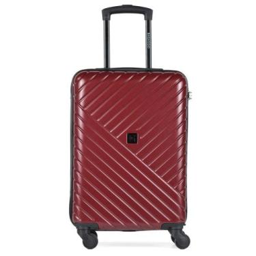 Imagem de Mala de Bordo 10 kg Abs 4 Rodas Detroit Vermelha - Bagaggio, Vermelho,