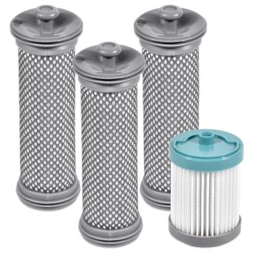 Imagem de KingBra 3 filtros pré-filtros e 1 pós-motor HEPA kit de filtro de substituição a vácuo compatível com aspirador de pó sem fio Tineco A10/A11 Hero A10/A11 Master PURE ONE S11/S12