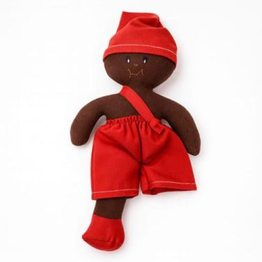 Imagem de Boneca de Pano Emília 100% Artesanal Premium (Saci)