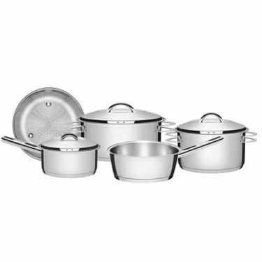 Imagem de Jogo de Panelas Solar 5 Peças Aço Inox Tramontina