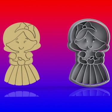 Imagem de Cortador Branca De Neve Tamanho 8Cm