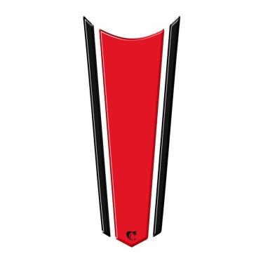 Imagem de Adesivo Faixa Gravata Resinado Tanque Moto Honda Vermelho E Preto