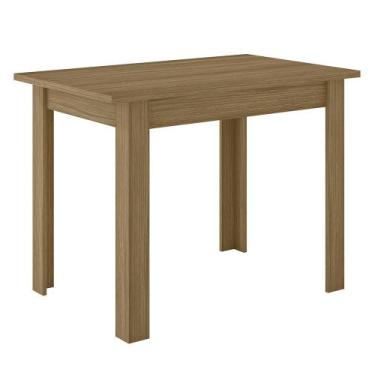 Imagem de Mesa de Jantar Sala Bellagio 108 x 68 cm - Poliman, Carvalho