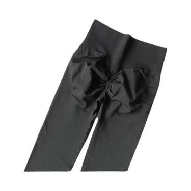 Imagem de Calças De Yoga Femininas De Cintura Alta Com Controle De Barriga, Efei