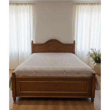 Imagem de Cama De Casa Vitória King Size 1,95 X 2,05 - Madeira Maciça - Móveis De Gramado - Castanho