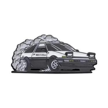 Imagem de Pin Esmaltado De Carro Esportivo Retrô De Ficção Científica, Broche Pa