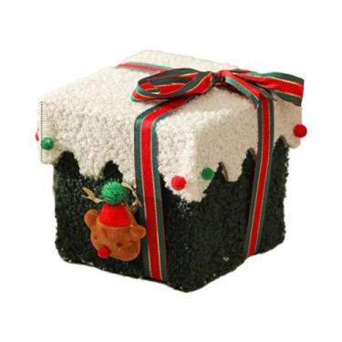 Imagem de Caixa De Presente De Veludo Para Natal, Ano Novo, Festival Da Primaver