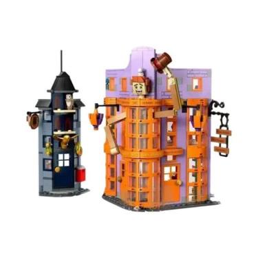 Imagem de 834 Peças De Blocos De Montar Da Oficina De Truques Mágicos Weasley, F