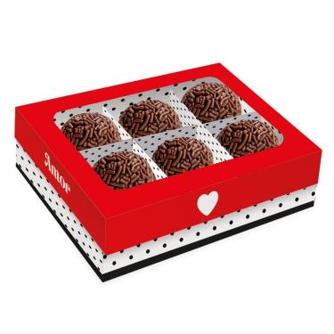 Imagem de 6 Und Caixa 6 Bombons Amor Festcolor