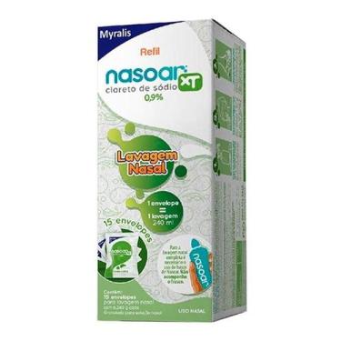 Imagem de Nasoar XT 0,9% Solução Nasal Refil 15 Envelopes 6,240g Cada