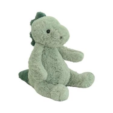 Imagem de Brinquedo De Pelúcia Dinossauro Gordinho De 23cm, Boneco Calmante Fofo