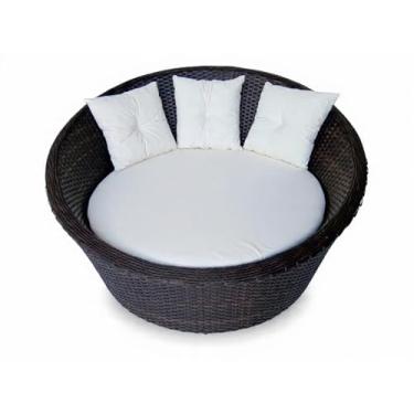 Imagem de Poltrona Chaise Namoradeira Jardim Areá Externa, Piscina e Churrasqueira (Argila)