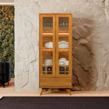 Imagem de Cristaleira Reflecta 02 Portas Mavaular Naturale