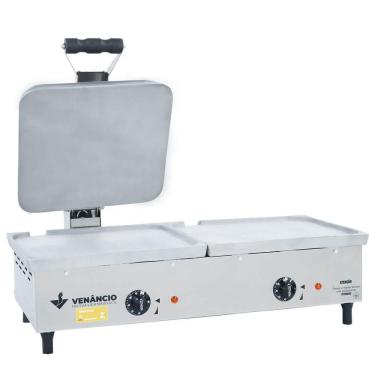 Imagem de Sanduicheira Conjugada Venâncio Sce70a Elétrica 70 Alumínio 110V 16941