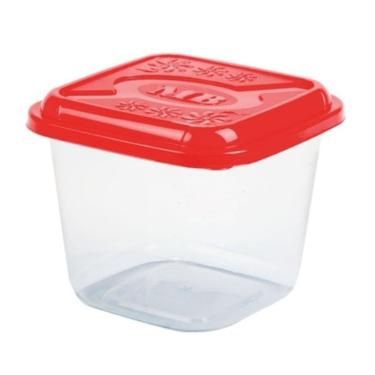 Imagem de Pote Plástico Quadrado MB Everyday 1,3L - Item Variado