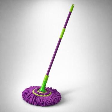 Imagem de Mop Giratório Twist 3 em 1 com Microfibra para Limpeza de Pisos - Gené