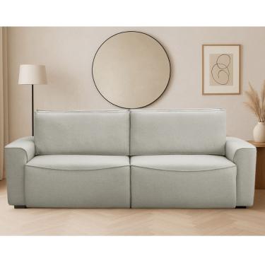 Imagem de Sofa 4 Lugares Retratil Reclinavel 280cm Linho Nobile Ferguile