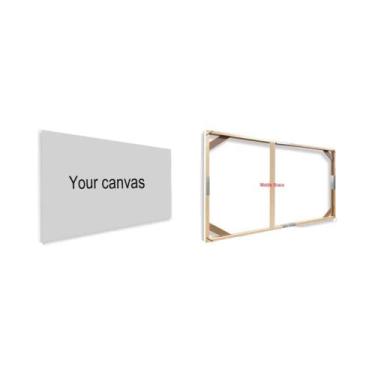 Imagem de Grande Moldura De Lona De Madeira 40x60 50x70 40x50cm Para Pintura a Ó