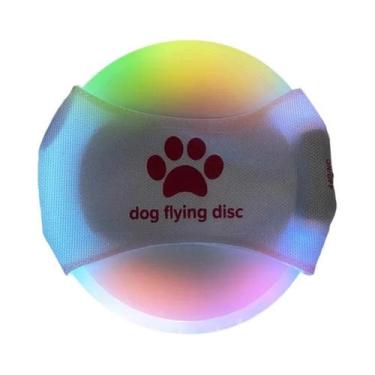 Imagem de Disco Voador LED Para Cães, Brilha No Escuro, Brinquedo Para Treinamen