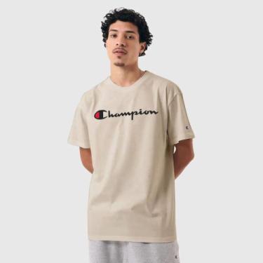 Imagem de Camiseta champion logo script script logo ink, XGG