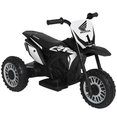 Imagem de Moto Elétrica Infantil Bel CRF 450R Honda 6V 3 Rodas Ideal para Passei