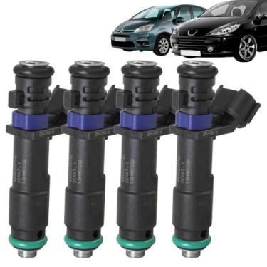 Imagem de 4x Bico Injetor Peugeot 307 Citroen C4 C5 Picasso - Siemens Deka