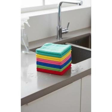 Imagem de 2x Kit 6 Pano Microfibra Limpeza Multiuso Super Absorvente 3 - Congrat