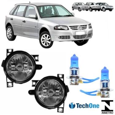 Imagem de Par milha volkswagen gol saveiro g4 polo fox e super branca - BIBAS