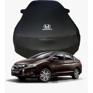 Imagem de Capa de Carro Honda City Tecido  Lycra Premium - Cadilhe Capas, Preto