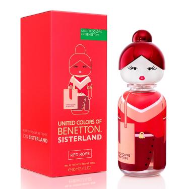 Imagem de Red Rose Sisterland United Colors of Benetton - Perfume Feminino - EDT - 80ml-Feminino