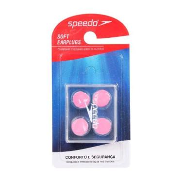 Imagem de Protetor de ouvido moldável Speedo Soft Earplug em silicone, Rosa