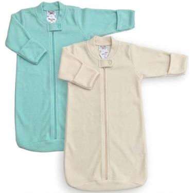 Imagem de 2 Sacos De Dormir Em Microsoft Hipoalergênico Para Bebês - - VOO ALTO,