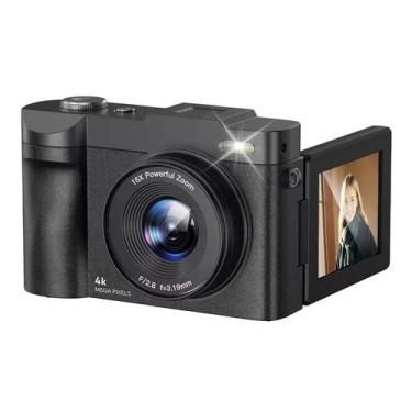 Imagem de Camera Fotografica 4k Webcam Melcam 50mp Filmadora Sd 32gb, wifi