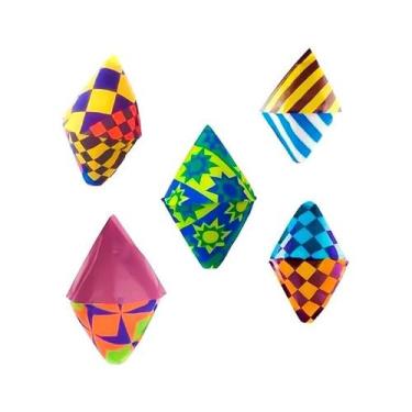 Imagem de Balão de Festa Junina Seda Decoração São João com 5 Unidades - Piffer