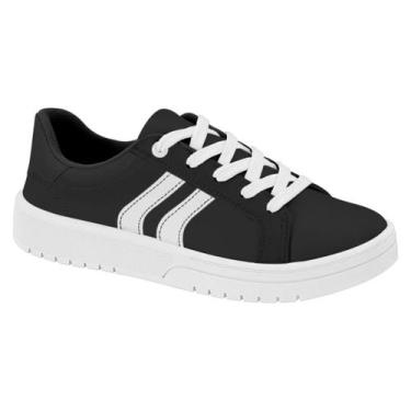 Imagem de Tenis Moleca 5791.108.16935 Nobuck Feminino, Preto, 35