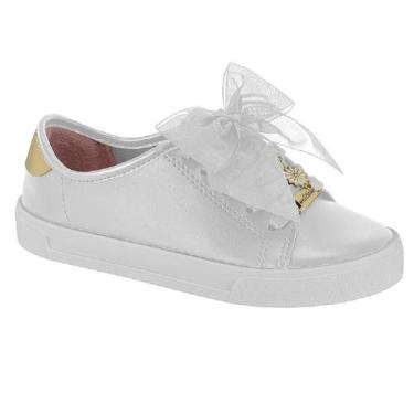 Imagem de Tenis molekinha laço ref 2524.464.16288 menina, Branco, 31