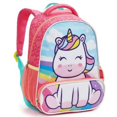 Imagem de Mochila costa infantil pequena Animais Zoop Seanite, Unicórnio