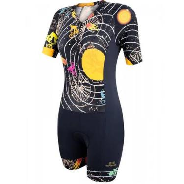Imagem de Macaquinho de Ciclismo Feminino Márcio May Slim Fit Intergalatic