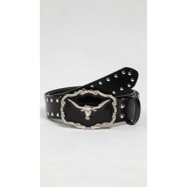 Imagem de Cinto Feminino Country Couro Fivela Boiadeira 105cm - Congratulations 