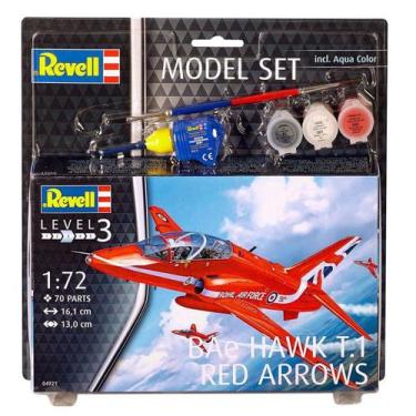 Imagem de Model Set Bae Hawk T.1 Red Arrows 1/72 Revell 64921