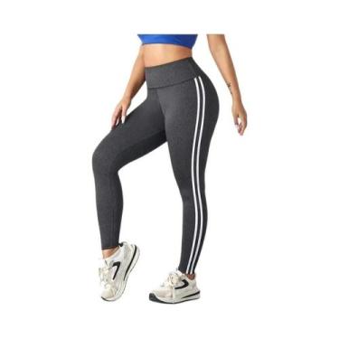 Imagem de Leggings De Yoga E Corrida Para Mulheres Com Cintura Alta, Stretch Em 