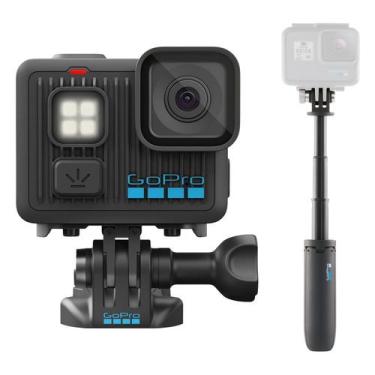 Imagem de Camera Gopro Hero Lit 4k30 Com Luz Integrada + Bastão Extensor Shorty