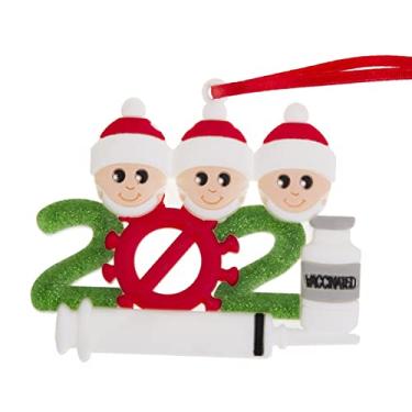 Imagem de Eastdall Decoração de estatueta de Natal de Papai Noel Decorações de Natal penduradas enfeite de boneca de brinquedo de férias faça você mesmo no festival de decoração