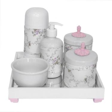 Imagem de Kit Higiene Espelho Completo Porcelanas, Garrafa Pequena E Capa Proven